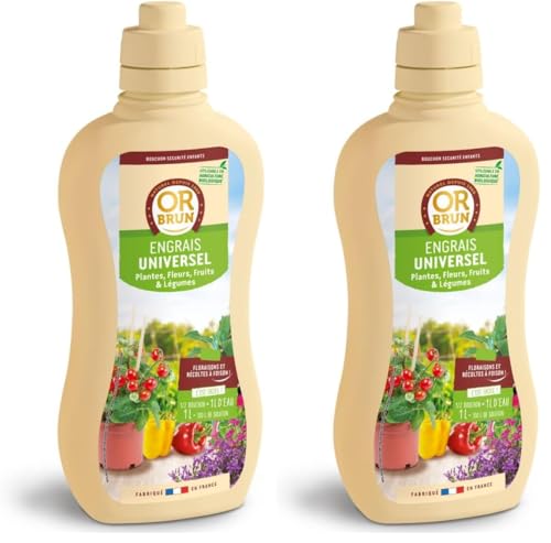 Engrais universel Or Brun 1L liquide pour nourrir vos plantes