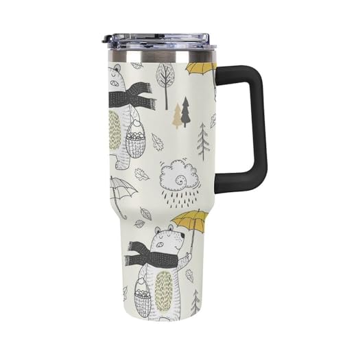 40oz XeX PN} ۗۉJbv t e 1200ml ԍڗp^u[ Xg[t ₽ݕ/zbghNΉ AEghA/ItBX/hCuɍœK