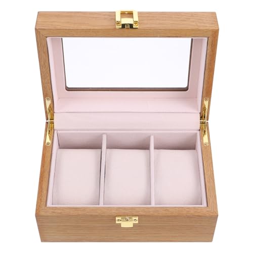 Présentoir pour montres en bois coffret organisateur de luxe homme femme
