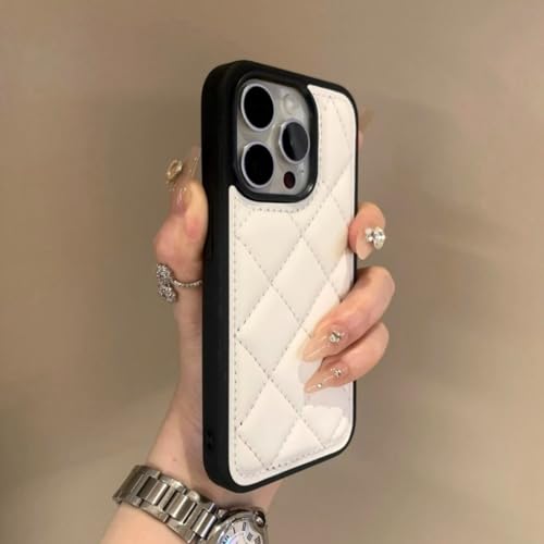 Étui en cuir pour iPhone 14 Plus noir lingge de luxe - 2