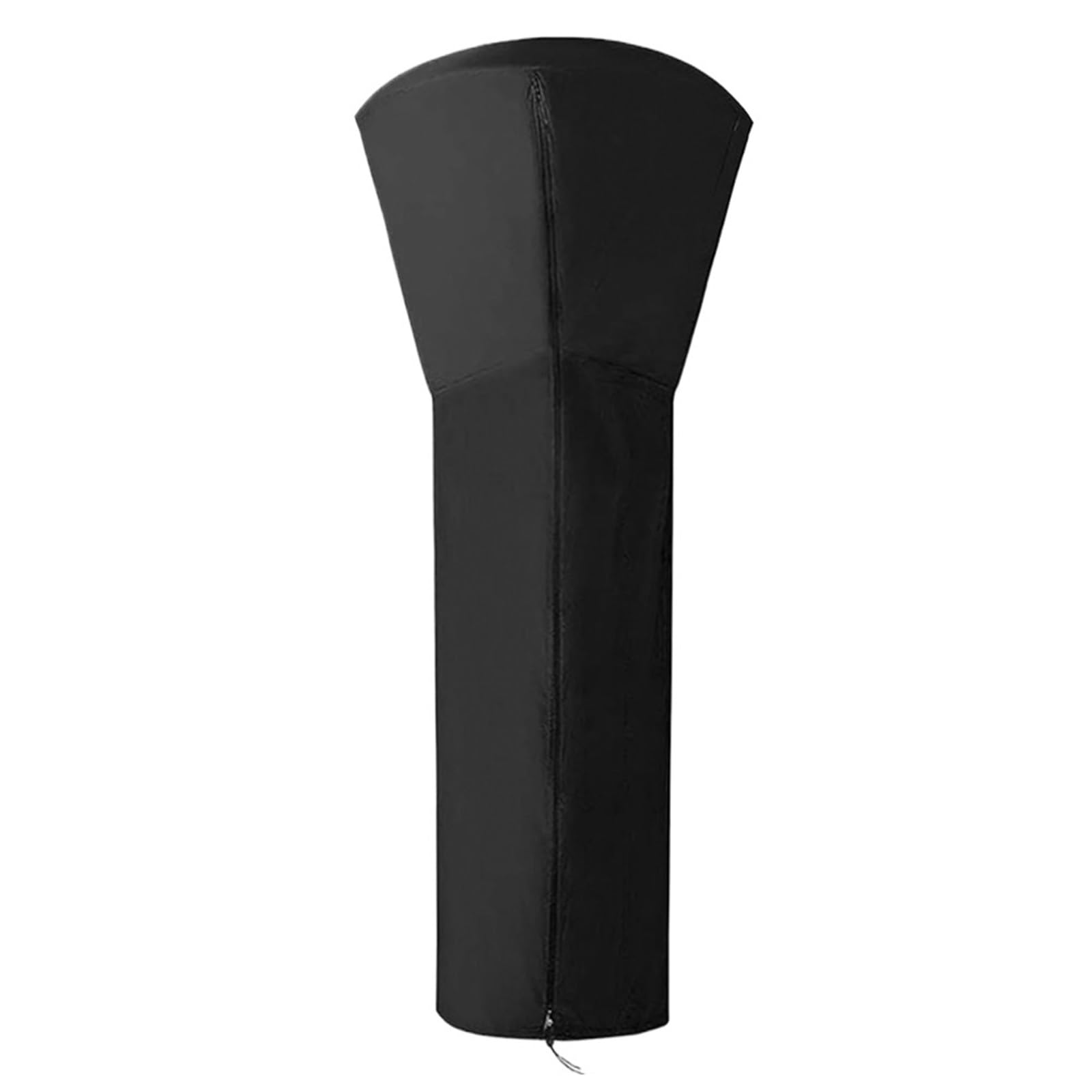 Linypa66 Black Patio Heater Cover Outdoor Heaters Covers Waterproof Pyramid Standup Patio Heater Cover With Zipper Oxford Cloth Furniture Protector For Garden