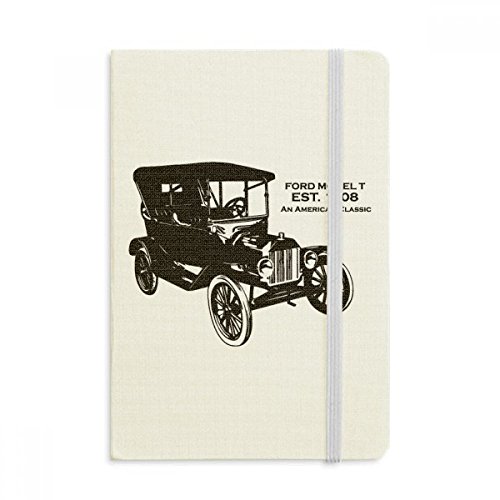 Journal A5 classique de style vintage et carnet de notes mécanique rétro