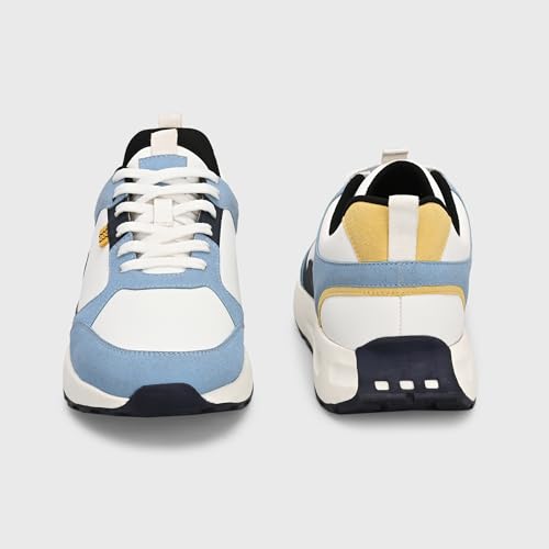 Image of Cruiser Men's Sneakers | Multi-Color Casual Lace Up Shoes for Men | Trendy Chunky Thick Sole Retro Trainer with Color Block |Perfect for Casual,College,Gym,Running, Outdoor,Travel & Street Style(2660)