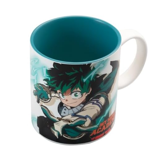 Erik - Taza de Cerámica My Hero Academia 350ml - Taza de Café/Té - Regalo Original