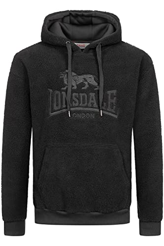 Lonsdale Herren Newchapel Sweatshirt, Schwarz, L EU
