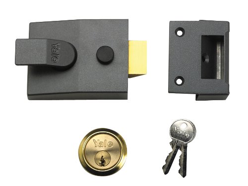 Lowest Price Yale Locks 89 Deadlock Nightlatch Chrome Finish 60 mm Backset Boxed