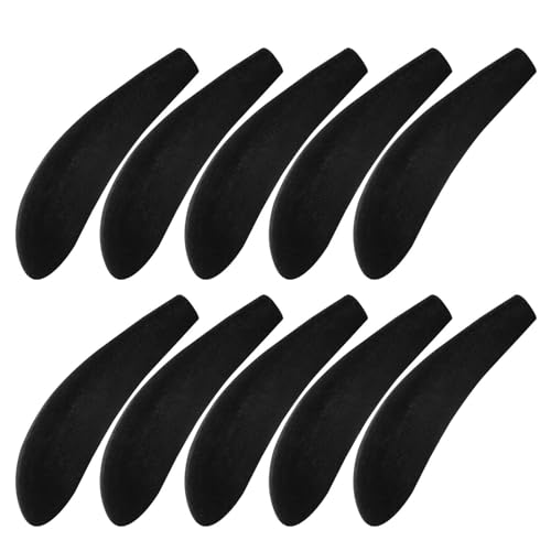 Percha de espuma para hombros, moldeador de hombros para colgar fácil de usar, 10 piezas moldeador de gancho para suéter, almohadilla ancha de terciopelo antideslizante para ropa estándar, armario