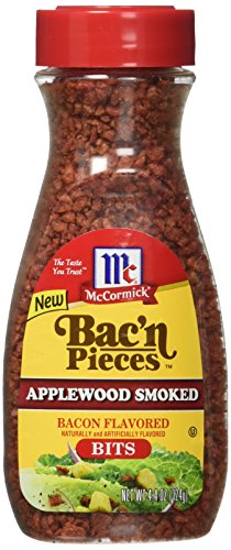 McCormick Applewood Smoked Bacon Pieces Bits Sized 4.4 oz (Pack of 3)