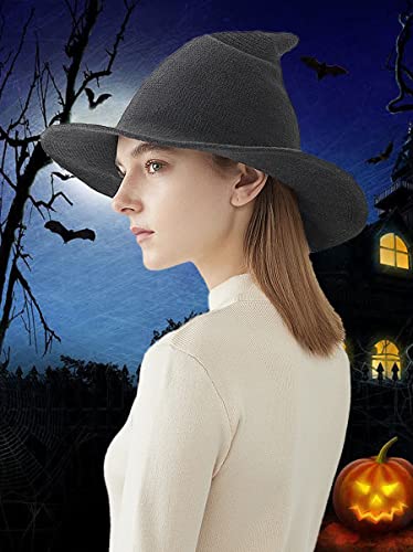 crazy bean Cappello da Mago Halloween Cappello da Strega Halloween Cappelli a Punta per Adulti Cappelli Costume Accessori Costume Cosplay Feste in Maschera