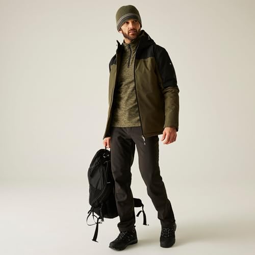 Chaqueta impermeable hombre Regatta Thornridge con aislamiento térmico y capucha ajustable 2