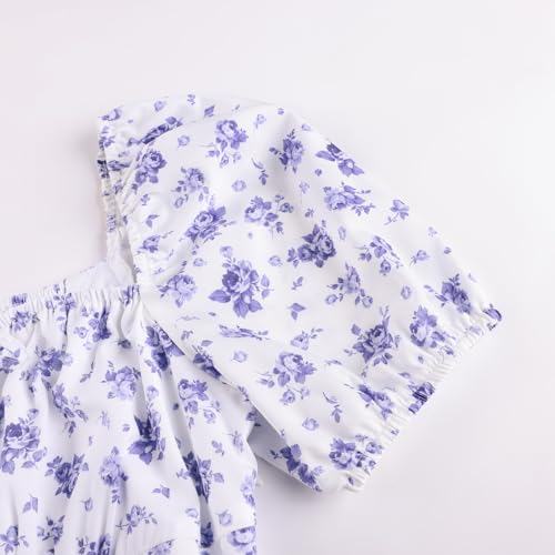 Scarlet Darkness Summer Spring Split Floral Corset Midi Dress with Pockets — view 4