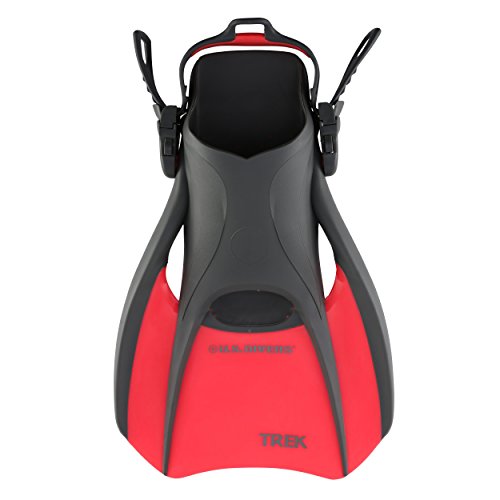 U.s. Divers Women's Silicone Diving Mask Dry Top Trek Travel Fins Gear Bag Diva Ii Snorkel Set, White, Medium #TOP4