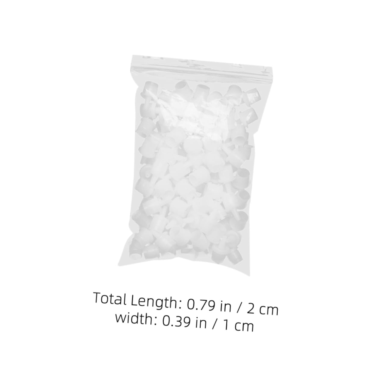 Beavorty : 200pcs Lash Glue Bottle Nozzles Save Time on New Bottle Purchases for Eyelash Extensions