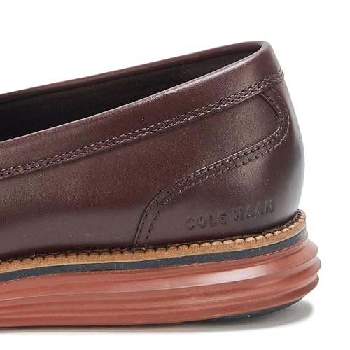 Cole Haan Cole Haan Men's Original Grand Meridian Tassel Loafers, Dark Chocolate/Brown/Black, 10-M US