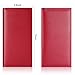 LYOOMALL Leather Checkbook & Register Cover Holder Case Slim Wallet For Men & Women