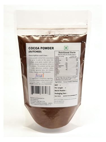 HealthyHive Cocoa Powder - Unsweetened and Dutched (250 Grams)