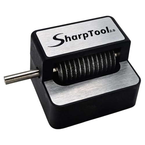 SharpTool 2.0 Afilador para Hojas de Sierra Multitool - Afilador de Precisión para Taladro para Afilar Hojas de Inmersión BIM, HCS y HSS, Accesorio para Herramienta Multifunción