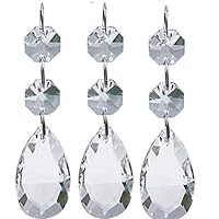 クリスタルビーズ シャンデリア 中型 Amazon.co.jp: Beebel クリスタル シャンデリアビーズ 透明な