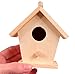 Creative Hobbies® Mini 4 Inch Tall Birdhouse - Set of 4 Styles, Small Unfinished Wood Ready to Paint or Decorate