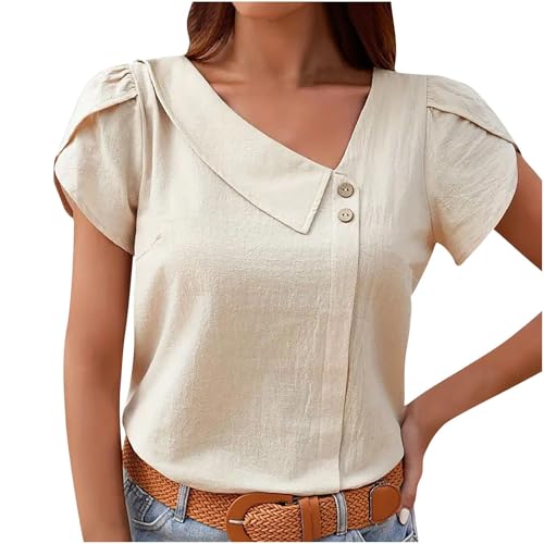 HAOLEI Camicia Donna Manica a Bocciolo Blusa Elegante Maniche Lunghe