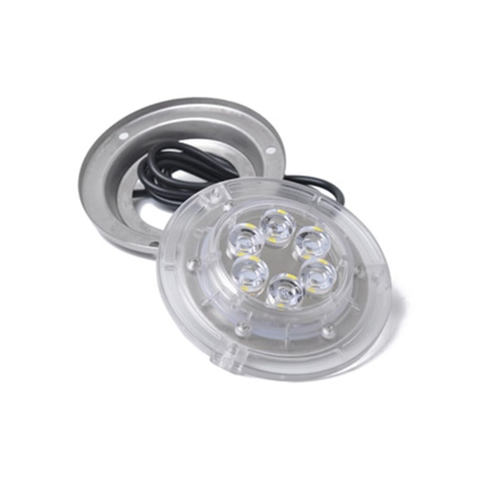 DC10-30V 15W Piscina LED Marino Impermeabile Dock Deck Yacht Luce Subacquea per Barche TP019019, Luce Blu Durevole Facile da Usare