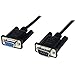 StarTech.com 2m DB9 RS232 Serial 9-Pin Null Modem Female to Male Cable, Black (SCNM9FM2MBK) by STARTECH.COM