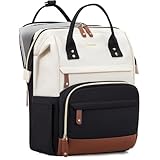 LOVEVOOK Mochila casual feminina para laptop de 40 cm: serve como bolsa de trabalho, negócios, universidade, escola, enfermagem, viagens, contém porta USB, à prova d'água