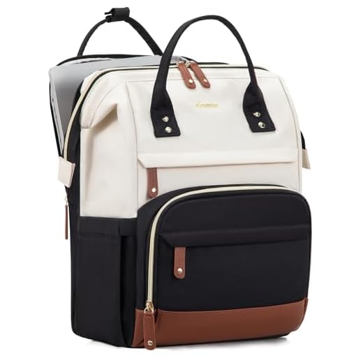 LOVEVOOK Mochila casual feminina para notebook de 45,7 cm: ideal para trabalho, negócios, educação, viagens e uso por enfermeiras, com grande capacidade, à prova d’água