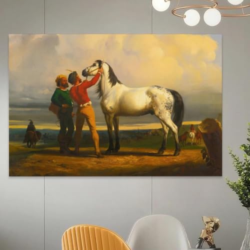 Affiche Le Cheval Gris Rosa Bonheur | Impression Réalisme 40x60cm