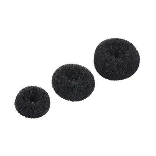 Sunbaca Conjunto de ferramentas de cabelo DIY Criador de coque Rolo de torção Loops de cabelo Base d