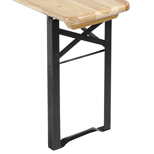 VERDELOOK Juego para birreria: 2 patas para banco