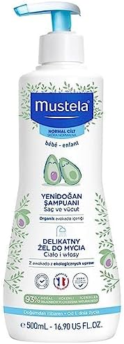 Mustela Yenidoğan Şampuanı Avokado İçerikli (500 ml)