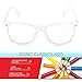 Retro Rewind Kids Classic Nerd Clear Lens Non-Prescription Square Glasses for Children Age 3-10