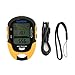 Keenso Altímetro electrónico GPS para Exteriores, FR510 ABS IPX4 Grado Impermeable Medidor de altitud para navegación al Aire Libre Temperatura Humedad Brújula GPS Altímetro electrónico