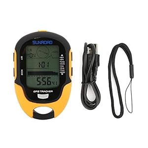 Altimètre Electronique Extérieur de GPS, FR510 ABS IPX4 Imperméabilisent la Boussole d’Altitude de Navigation Extérieure de Température d’Humidité Electronique