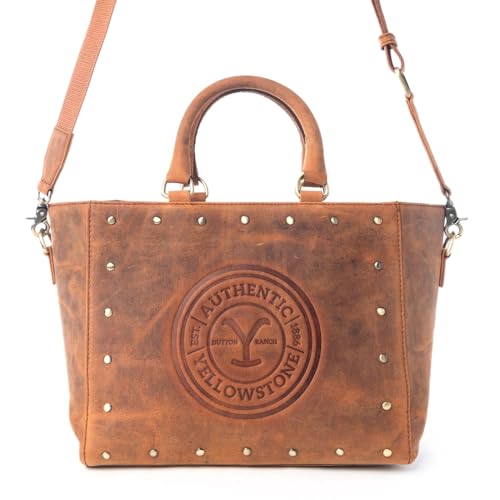 Bolso Tote de Cuero Myra Bag Yellowstone para Mujer miniatura 3