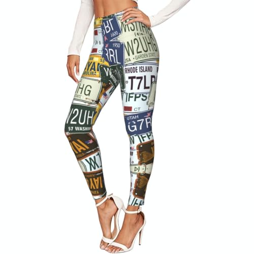 Leggings de compresión con soporte activo de cintura alta para fitness