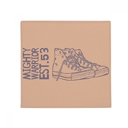 Chaussures de Toile Peinte tapis cadeau original décoration maison - 2