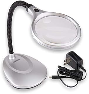 Carson LM-20 DeskBrit 200 2x LED Magnifier Desk Lamp