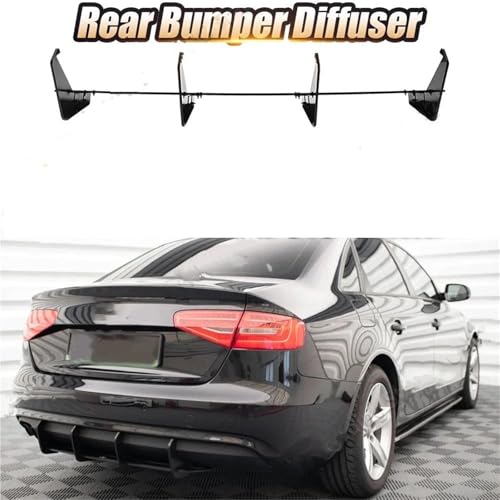 Becquet de toit et diffuseur arrière pour Audi A4 B8.5 Sline S4 2013-2016 - 2