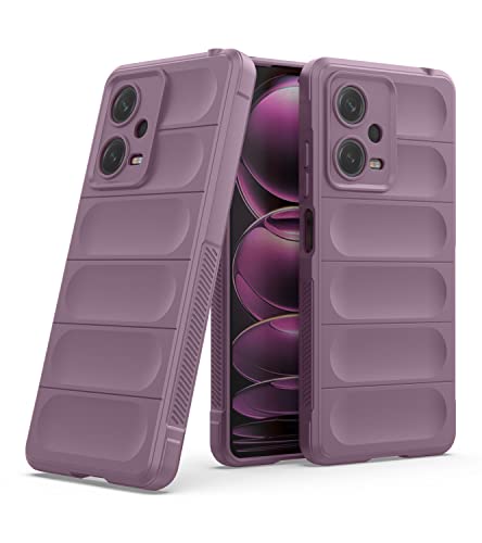 Zapcase Back Case Cover for Mi Redmi Note 12 5G / Poco X5 5G | Compatible for Mi Redmi Note 12 5G / Poco X5 5G Back Case Cover| Liquid Silicon Magic Case with Camera Protection | Lavender- Best and cheap mobile covers in India