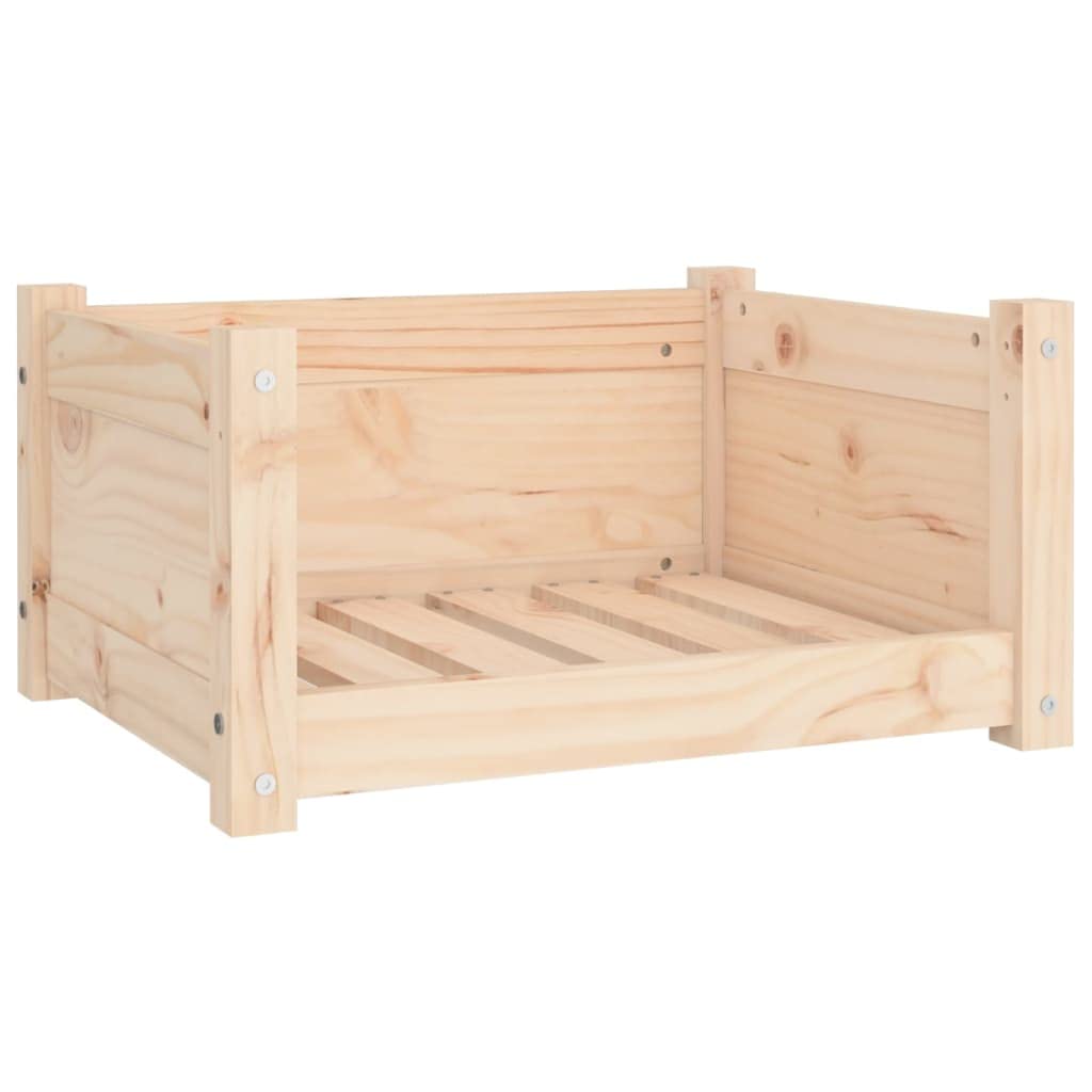 vidaXL Letto per Cani 55,5x45,5x28 cm in Legno massello di Pino