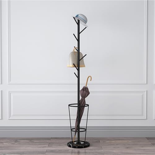 Metal Umbrella Stand with Footrest – Large Capacity Indoor for Entryway – Stylish and Functional Storage Solution for Home and Office