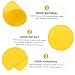 Toddmomy 10pcs Landmark Mat Markers Spot Marking Pads Soft Rip-Resistant Design for Tennis Basketball Soccer Courts