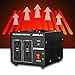 Anbull Voltage Converter 1000 Watt Voltage Transformer, 220V / 230V / 240 Volt to 110V / 120 Volt or 110V / 120 Volt to 220V / 230V / 240 Volt, Heavy Duty Step Up & Down Transformer Converter