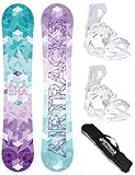 Photo Gallery airtracks snowboard set/akasha snowboard da donna + attacchi savage w + borsa sb /144 147 150 153 / cm Photo Gallery airtracks snowboard set/akasha snowboard da donna + attacchi savage w + borsa sb /144 147 150 153 / cm
