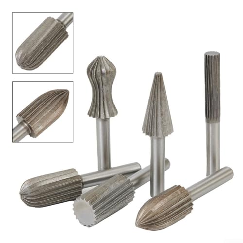 Set de 6 fresas de carburo para tallado fino, 6 mm miniatura 3