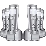Enhon 6 Pack Rechargeable 4-in-1 LED Emergency Lights, Plug-in Flashlights with Motion Sensor Night Light, Auto-On Power Failure Light for Home, Hurricane, and Outage Supplies