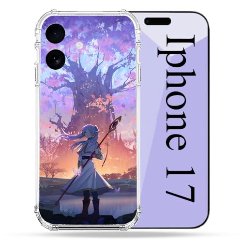 Coque iPhone 17 Frieren manga pour éviter les bris d'écran et rayures