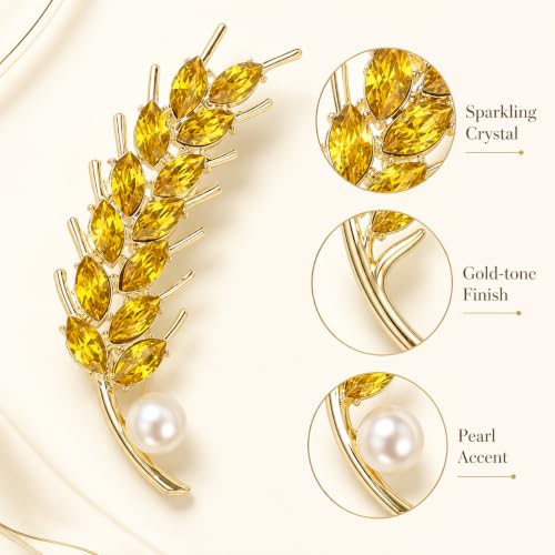Image of Brooch Pin for Women Rhinestone Peacock Crystal Delicate Animal Brooch Lapel Pins Girls Fashion Jewelry Gift for Christmas Brooch Birthday Jewelry Gift